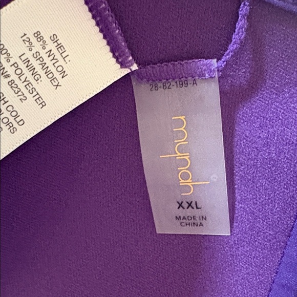 Elegant Purple Women's Bikini Top XXL (DD cup) NWT - Picture 4 of 4